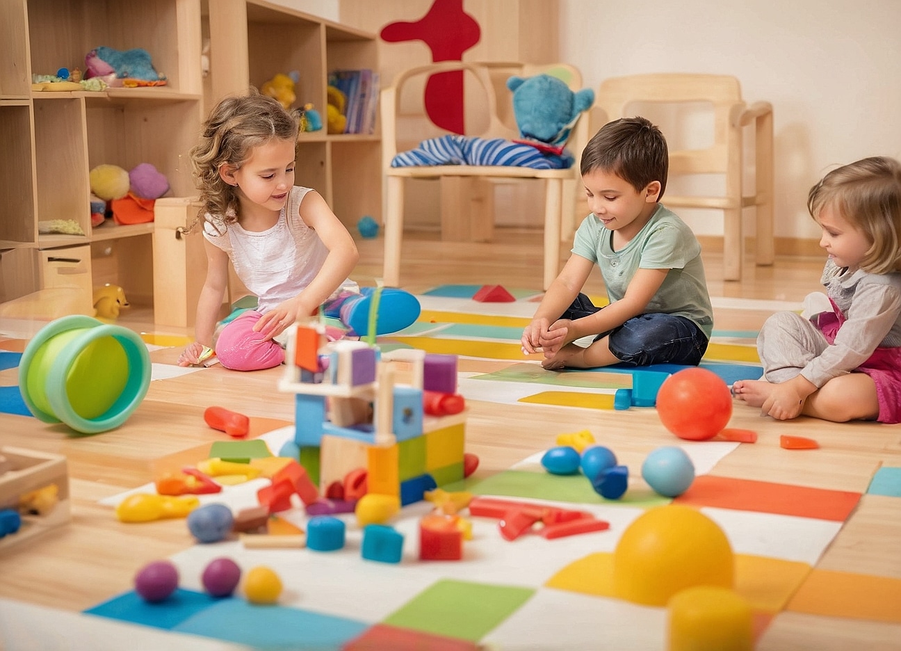 Niño jugando en terapia infantil